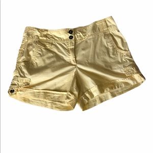 Dalia Collection Yellow Cuff Double Stitch Pocket